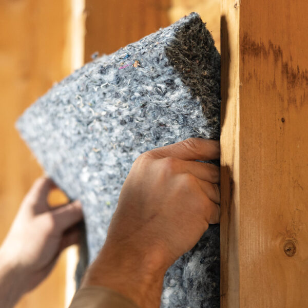 Quiet Denim Sound-Proofing Recycled Denim Insulation | 16" on Center | 1 Pallet | 12 Bags (992 Sq Ft) - Image 3